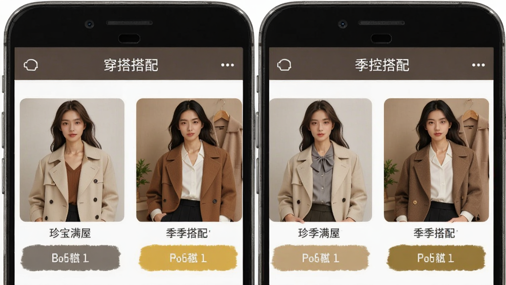 珍宝满屋 穿搭方案 安卓版 四季搭配图