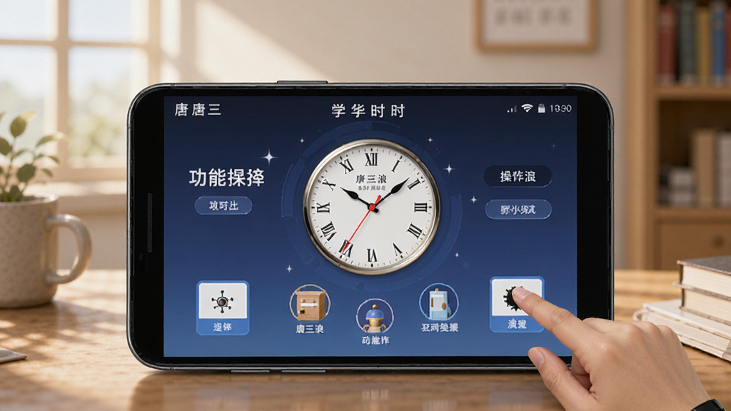 唐三浪学习时钟 操作界面 功能展示 安卓版