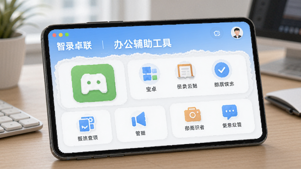 智录云联 安卓版 办公辅助工具 功能界面