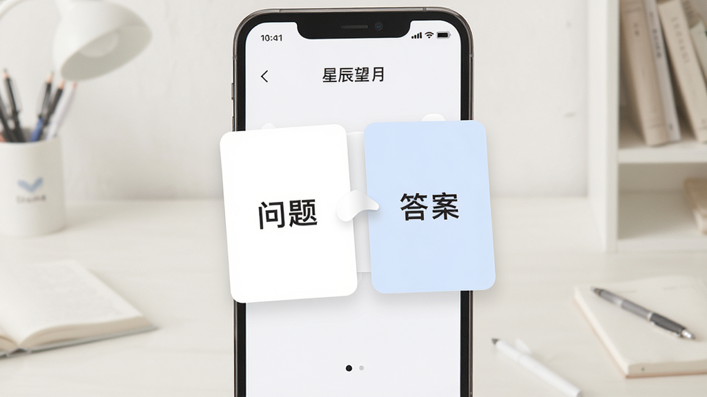 �ǳ�����App����չʾ���ֻ���Ļ����ʾ֪ʶ��Ƭ��ת��ϰ���棬��Ƭ����д�С����⡱����д�С��𰸡�������Ϊ���ǳɫѧϰ����������ɾ��޶���Ԫ�أ����廭��