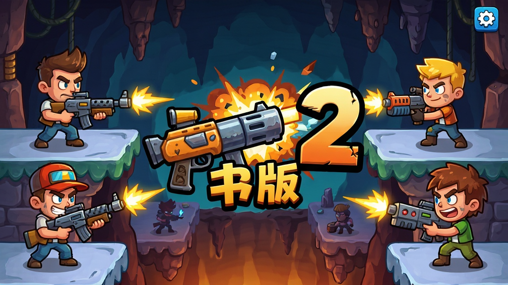 ��ͨ��������Ϸ���棬����չʾ���Ҵ�ǹս2���İ���Ϸ�������֣��ĸ���ͨ��ɫ�ֲֳ�ͬ������ƽ̨�����ж��ţ�ɫ���������죬����������Ԩ�ײ�ƽ̨���Ԫ�أ�����ɾ����࣬��Ϸ����ͼ��񣬸��廭��