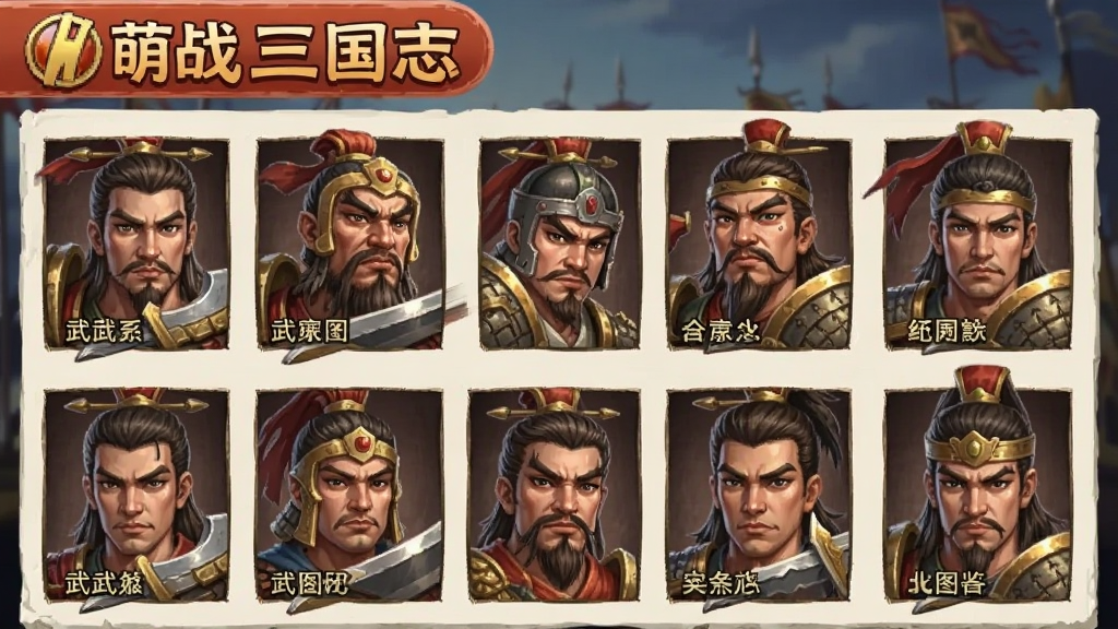 萌战三国志 安卓版 武将图鉴