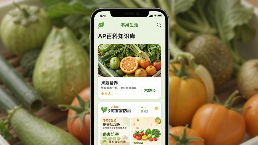 �������APP�ٿ�֪ʶ����棬�ֻ���Ļ��ʾ����Ӫ�������벡������ͼ�ģ�����Ϊ�ֻ����棬���ַ����Ű棬�������ǳɫ��ϸ�ڰ�����ɫҶƬͼ�������ֿ�Ƭ�����ʸ��壬�ɾ����޶���Ԫ��