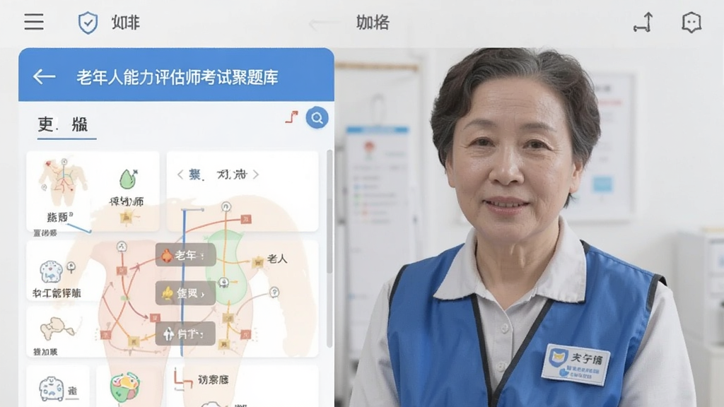 老年人能力评估师考试聚题库 安卓版 功能界面截图