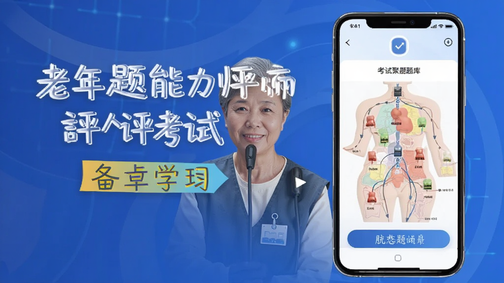老年人能力评估师考试聚题库 安卓版 备考学习软件配图