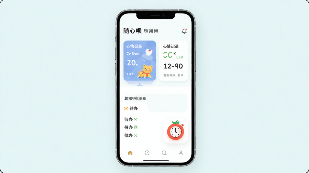 ������Ӧ��������չʾ������Ϊ�ֻ���Ļ�е�������ͼ�¼ҳ�棬���־��У��Ű��࣬���Ϊ��ƽ���廭��ϸ�ڰ��������¼��Ƭ�������嵥�ͷ�����ͼ�꣬�����������ɾ����޶���Ԫ��