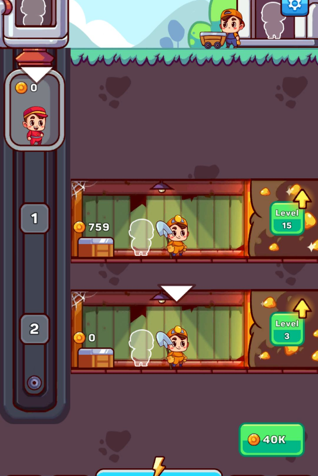 Idle Gold Miner (���ûƽ�󹤣���ɽ���)��ͼ2