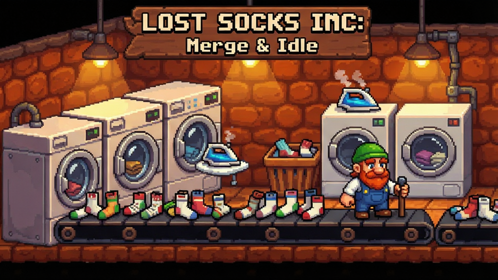Lost Socks Inc: Merge & idle ��������ϵͳ��ϴ�»���ɻ��������̻��Զ���ת�����ʹ��϶������ӣ����˽�ɫ���Բ�����ůɫ�ƹ⣬����������񣬻���ϸ�ڷḻ����������Ϸ����