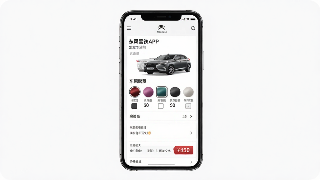 ����ѩ����APP����ѡ��ҳ�棬����Ϊ�ֻ���Ļչʾ��������ѡ����־��У��Ű�����������ִ���Լ��ϸ�ڰ���������ɫѡ�����ͼ۸��ǩ�����ʸ��壬�ɾ����޶���Ԫ��