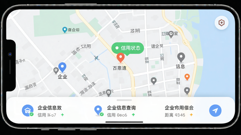 ��ҵ��Ϣ���ò�ѯ�︽����ҵ���ܽ��棬����Ϊ�ֻ���ͼ���ܱ���ҵ��ǣ�����Ϊȫ����ͼ�ӵײ���Ϣ��Ƭ���Ű�ֱ�ۣ����Ϊ��ˬ��ͼ�����磬ϸ�ڰ�����ҵ��λͼ�ꡢ����״̬���ݡ�������ʾ�����ʸ��壬�ɾ��޶���Ԫ��