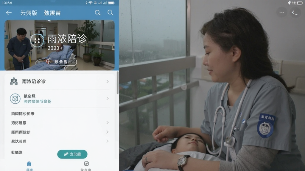 雨浓陪诊 安卓版 功能界面截图