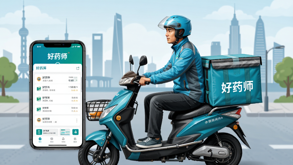 ��ҩʦAPP���ͳ���չʾ������Ϊ����Ա���е綯��Я����ҩʦҩƷ����������Ϊ���нֵ����������Ϊдʵ�廭��ϸ�ڰ����ֻ���ʾ��ҩʦ����ҳ�桢ҩƷ��װ���ϡ���ҩʦ�����������еر��Ӱ�������������ɾ����޶���Ԫ��