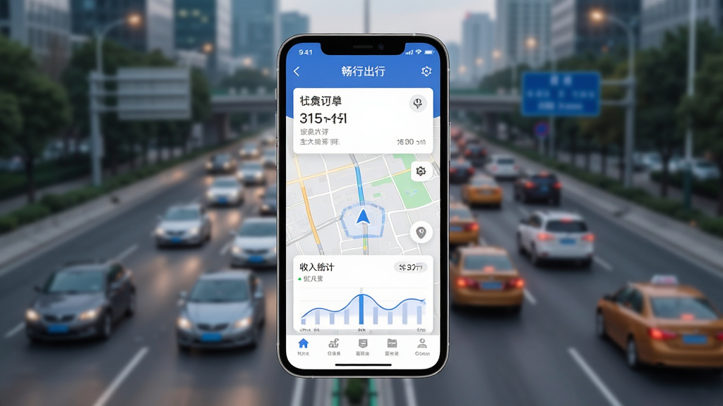 ���г���˾����APP������չʾ���ֻ���Ļ���з��ã�����Ϊ���е�·�복�������ּ�࣬�Ű�����������ִ�����ϸ�ڰ���������Ƭ��������ͼ������ͳ��ͼ�������ʸ��壬�ɾ����޶���Ԫ��