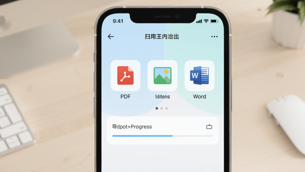 ɨ����+Ӧ���ڵ������棬չʾPDF��ͼƬ��Word���ָ�ʽͼ�꣬������ˬ����ɫ��ͣ��ֻ���Ļ��ʾ����������������Ϊǳɫ�칫���棬���ʸɾ���������Ԫ��