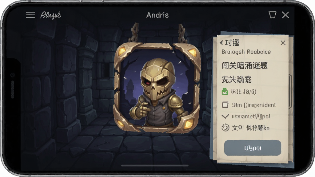 闯关暗涌谜题 安卓版 笔记功能操作界面
