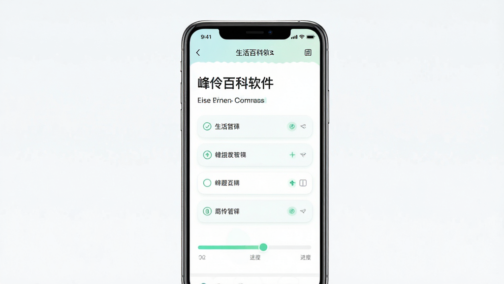 峰伶看点软件界面展示,主体为手机屏幕中显示生活百科问答题目,布局居中,排版简洁,风格清新明快,细节包含答题选项和进度条,画质清晰,干净,无多余元素