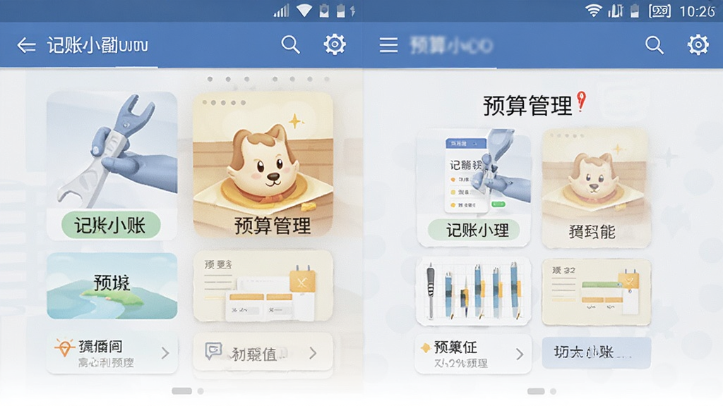 记账小账 预算管理 功能界面 安卓版