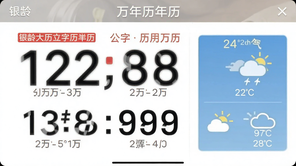 �������������Ӧ�������棬��������ʾ����ũ�����ں�������Ϣ����������������࣬���ʸɾ��޶���Ԫ��