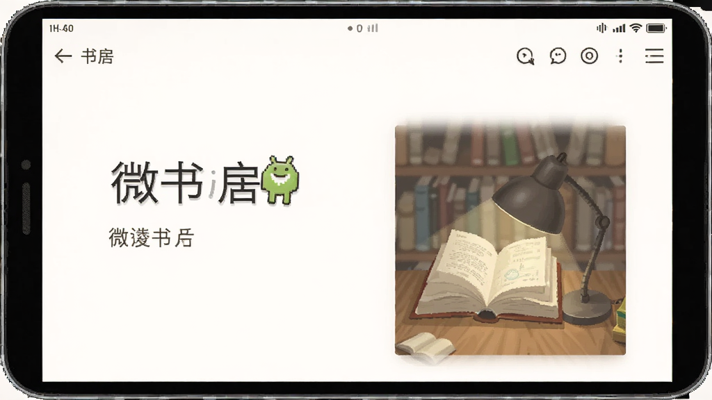 微书房 安卓版 数字阅读软件界面