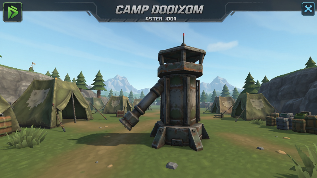 Camp Doom 末日营地 炮塔升级界面 游戏截图 安卓版 干净清晰 无多余元素