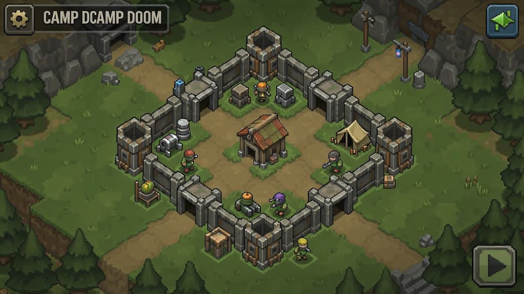 Camp Doom 末日营地 资源管理 塔防布局 安卓版